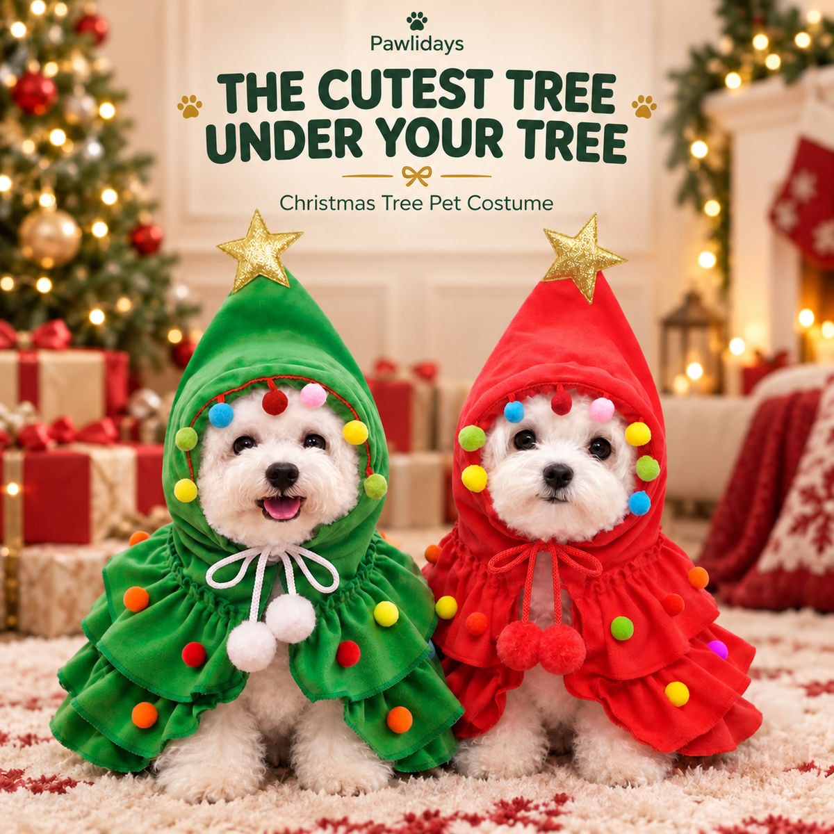 Christmas Tree Pet Costume