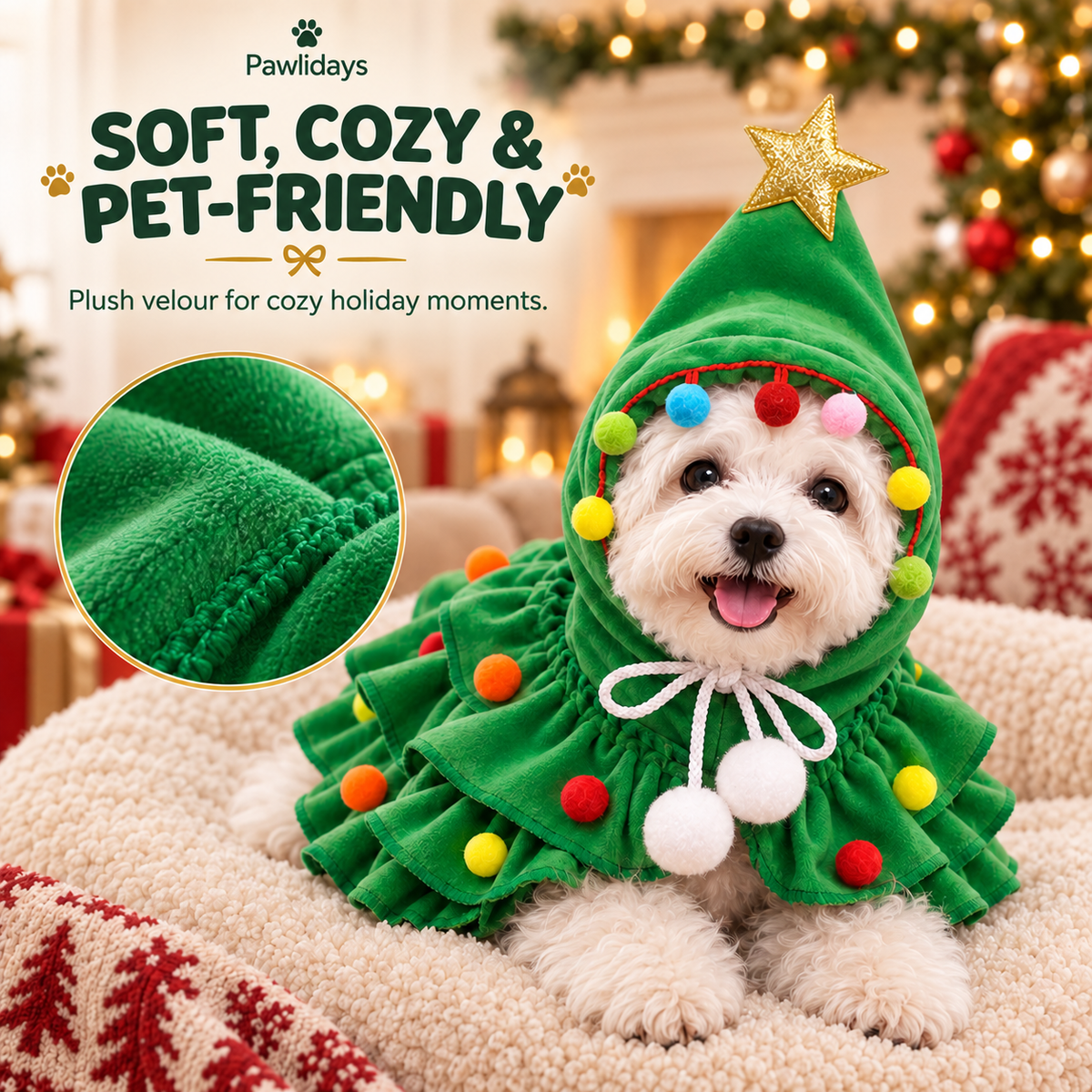 Christmas Tree Pet Costume